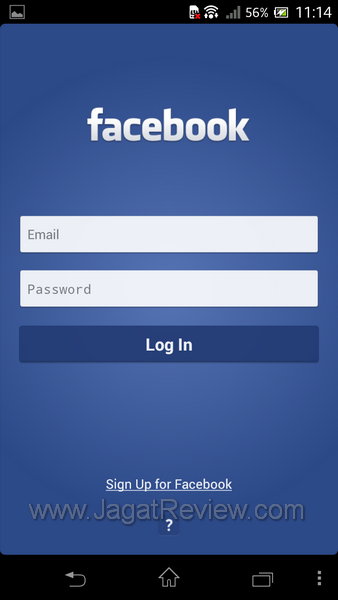 Sony XperiaTX - App Facebook Sony XperiaTX App Facebook