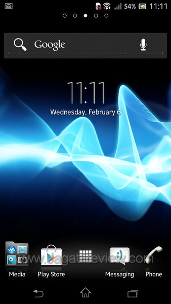 Sony XperiaTX - Homescreen Utama Sony XperiaTX Homescreen Utama