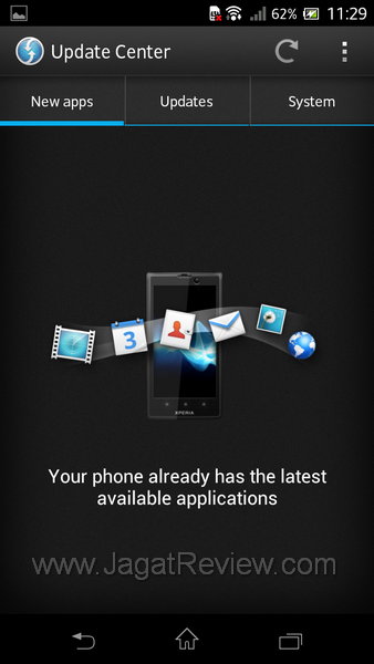 Sony XperiaTX - Update Center Sony XperiaTX Update Center