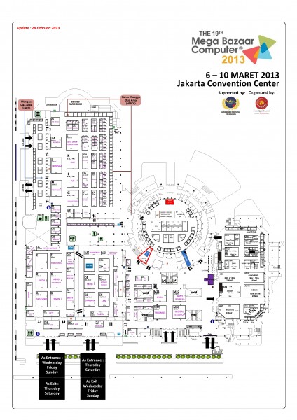 floorplan mega bazaar 2013 jakarta floorplan mega bazaar 2013 jakarta