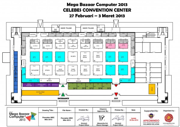 floorplan mega bazaar 2013 makassar floorplan mega bazaar 2013 makassar