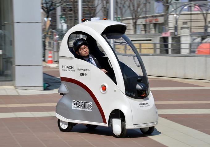 Ropits: Kendaraan Otomatis Berpenumpang Satu Orang dari Hitachi 3 robotas ropits 513ef7ff64b87