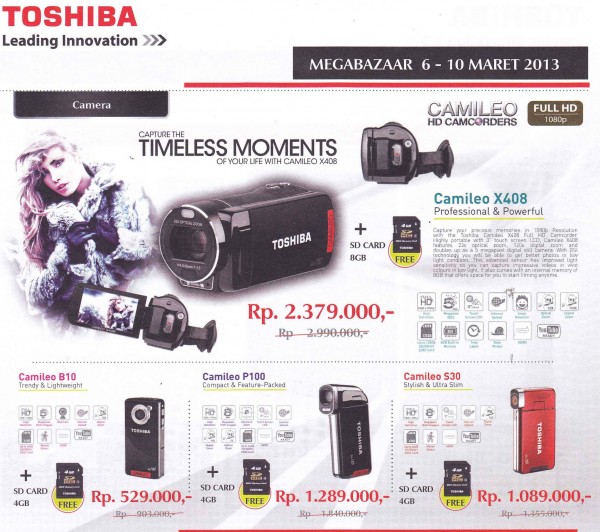 toshiba cam