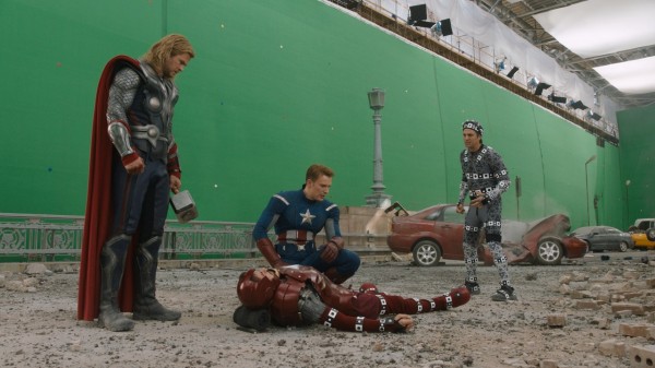 Inilah Penampilan Berbagai Syuting Film Sebelum Diberikan Visual Effect 2 vfx the avengers