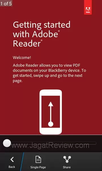 Blackberry Z10 Apps Adobe Reader