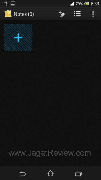 Sony Xperia Z App Notes