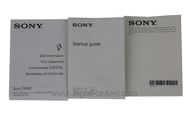 Sony Xperia Z - Dokumentasi Sony Xperia Z Dokumentasi