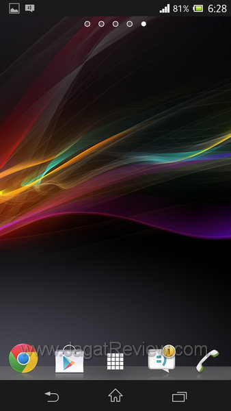 Sony Xperia Z - Homescreen 5 Sony Xperia Z Homescreen 5