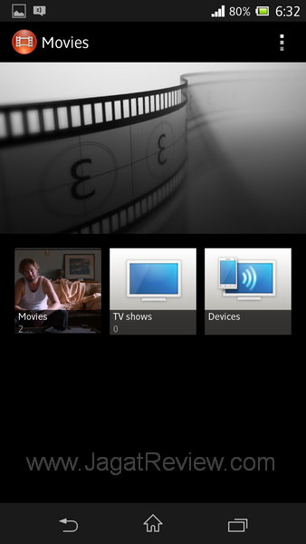 Sony Xperia Z - Movie List Sony Xperia Z Movie List