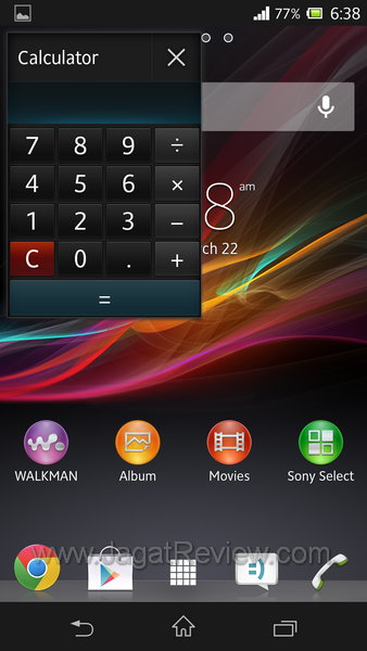 Sony Xperia Z - Small App Sony Xperia Z Small App