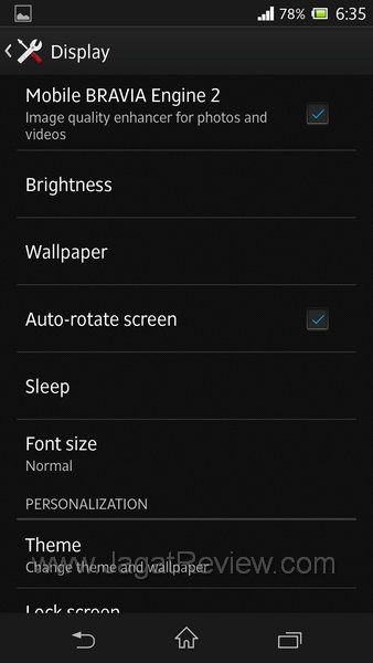 Sony Xperia Z - mobile Bravia 2 Sony Xperia Z mobile Bravia 2