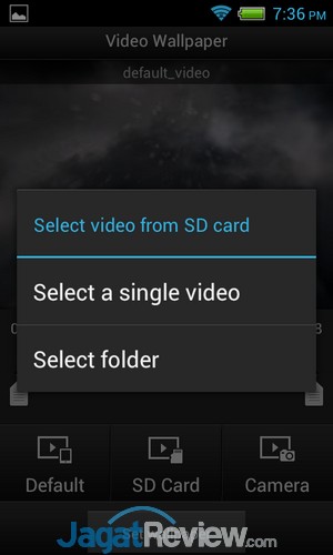 Axioo Picopad 4 - wallpaper option video