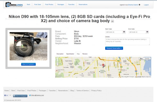 Cameralends InvidualCamera