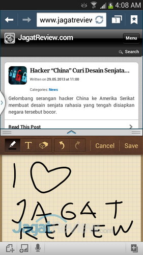 Review Samsung Galaxy S4: Smartphone Android Kencang dengan Feature Terlengkap 10 Samsung Galaxy S4 - MultiWindow