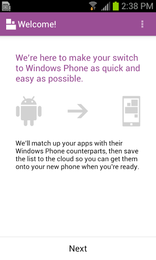 Switch To Windows Phone from Android