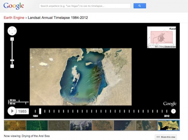 google timelapse