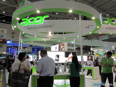 Area produk tablet dan smartphone Acer