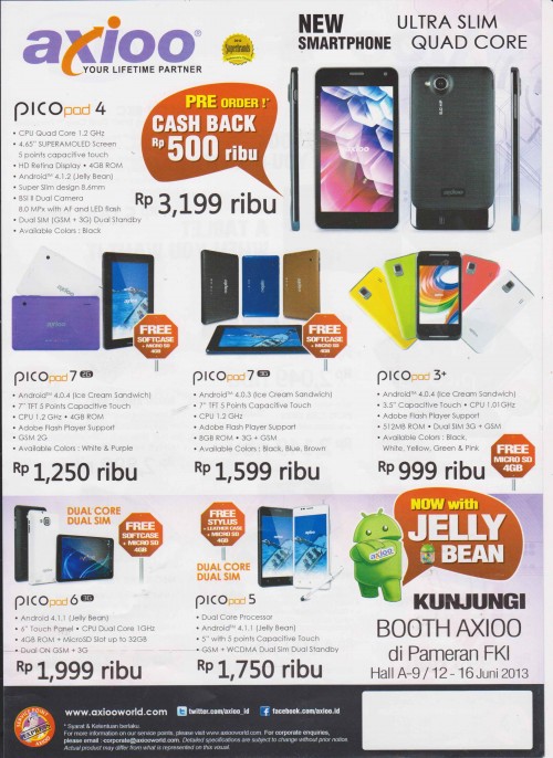 Daftar Lengkap Promo Murah FKI 2013 – PART 1 1 Axioo FKI 2013 (2)