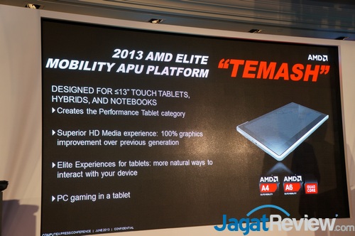 AMD Press Conference di Computex 2013 3 Temash - APU Hemat Daya tapi masih cukup bertenaga untuk bisa memainkan berbagai game 3D