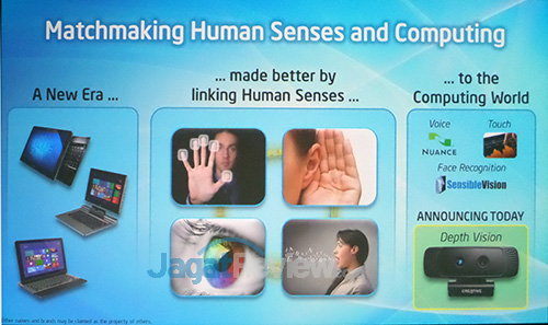 Computex Opening Keynote oleh Intel 8 Perceptual Computing - 3D Camera