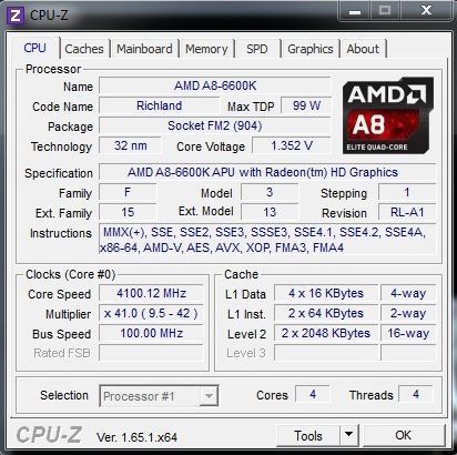 Review Performa Gaming Prosesor AMD A8-6600K: Richland Kelas Mainstream 3 A8-6600K_CPuz
