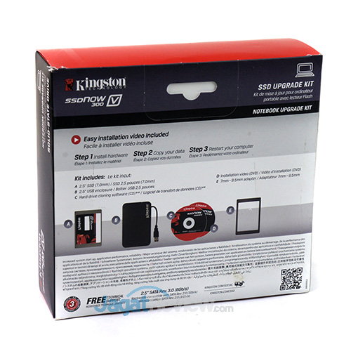 Kingston V300 - Paket penjualan belakang