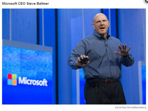 CEO Microsoft Bakal Reorganisasi Jabatan 1 Microsoft Ballmer