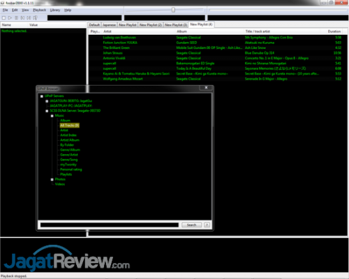 Hands-On Review Seagate Central: Perangkat Backup dan Media Server yang Praktis 6 Sedangkan untuk musik, Foobar dengan plug in UPnP bisa juga digunakan untuk memutar musik dari Seagate Central.