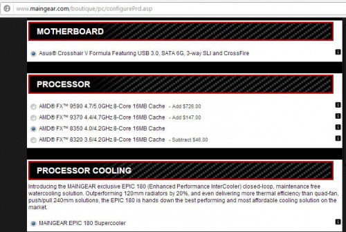 Prosesor AMD FX 9000 Tersedia di System Builder. Harga Resmi Terungkap 3 amd fx maingear