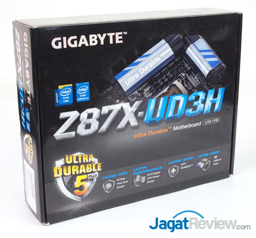 Review Motherboard Gigabyte Z87X-UD3H: Varian Ekonomis dengan Feature Lengkap 1 gigabyte z87x-ud3h front box