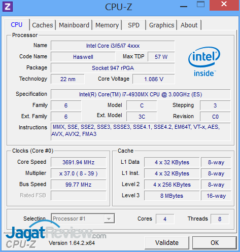 Review NVIDIA GeForce GTX 780M: Kepler Mobile Paling Kencang 3 msi gt70 cpuz