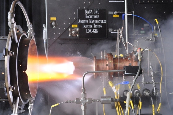 nasa 3d printed rocket injector