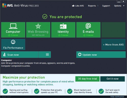 10 Antivirus Gratis Untuk Keamanan PC Anda 4 AVG