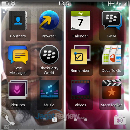 Blackberry Q5 - Homescreen