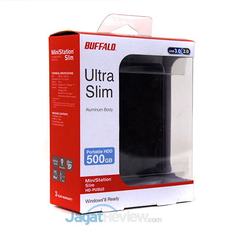 Review Buffalo Ministation Slim 500 GB: Hard Disk Eksternal Kurus dan Kencang 12 Buffalo UltraSlim Kemasan