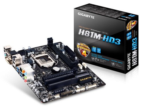 Gigabyte Rilis Jajaran Produk Baru dengan Chipset Intel H81 4 Gigabyte H81M-HD3