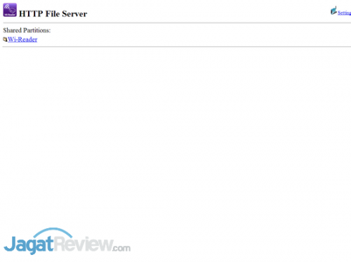 Hands-On Review Apotop Wi-Reader Pro: SD Card Reader Multi Fungsi 7 Untuk membuka tool manajemen fungsi jaringan pada Wi-Reader Pro, pengguna bisa menggunakan shoctcut