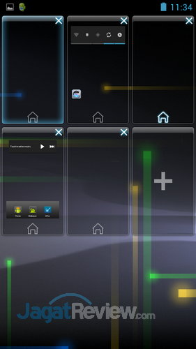 Polytron Quadra - Homescreens