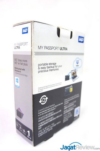 Review Western Digital My Passport Ultra 1TB: Hard Disk Eksternal Kapasitas Besar dengan Feature Berlimpah 3 WD MY PASSPORT ULTRA 1TB - Kemasan Belakang