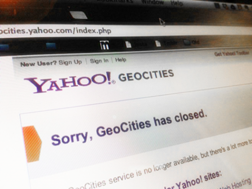 Yahoo Geocites
