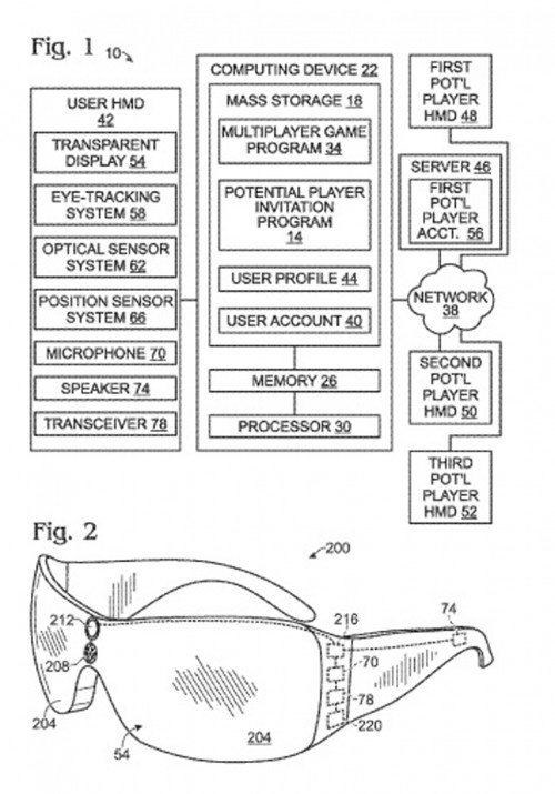Microsoft Patenkan Headset Gaming Multiplayer 1 microsoft patent