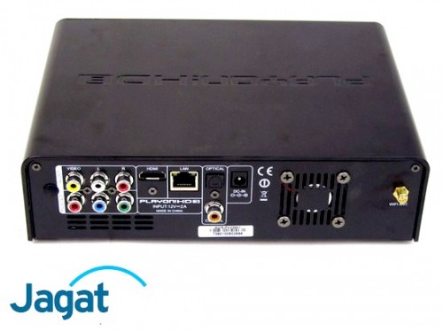 Review PlayOn! HD3: Multimedia Player Kelas Atas dari AC Ryan 10 Sisi belakang dengan berbagai port yang ada.