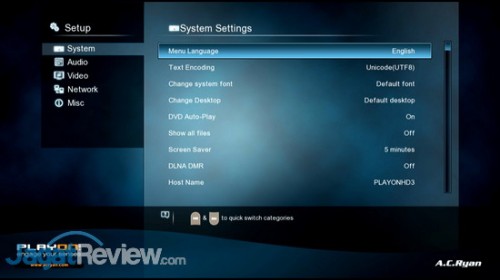 Review PlayOn! HD3: Multimedia Player Kelas Atas dari AC Ryan 5 Menu