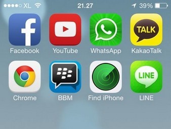 Preview BlackBerry Messenger untuk iOS 46 BBM iOS 21 F