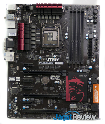 Review MSI Z77A-GD65 Gaming: Motherboard Gaming Untuk Ivy Bridge 1 MSI_Z77-GD65_Gaming_Motherboard_TopView