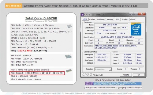 Review ASRock Z87M OC Formula: Micro-ATX Dengan Kemampuan OC Tinggi 9 Mem3800