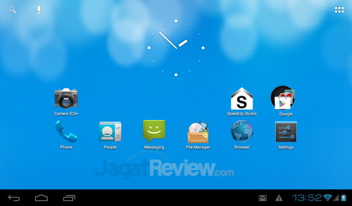 SpeedUp Pad Phone - Homescreen