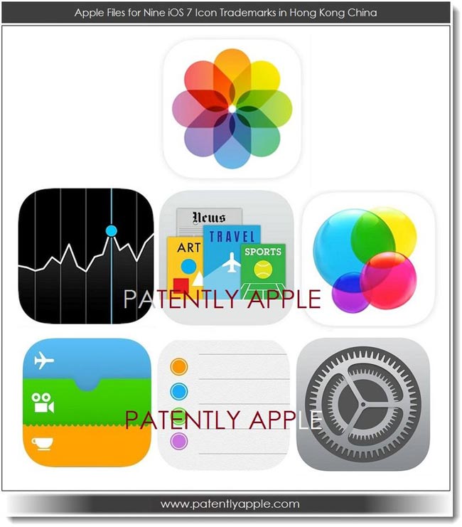 Di Cina Apple Patenkan 9 Merek Dagang untuk Icon iOS 7 4 apple ios 7