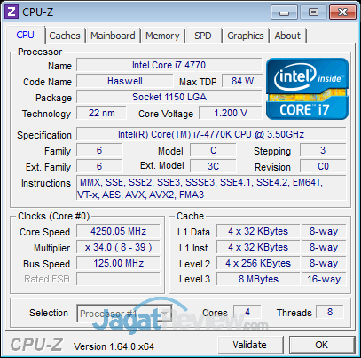 Review ASUS Z87-Deluxe: Motherboard Haswell Kelas Atas dengan Tema Warna Emas 14 asus z87-deluxe cpuz 03 tpu2