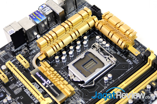 Review ASUS Z87-Deluxe: Motherboard Haswell Kelas Atas dengan Tema Warna Emas 1 asus z87-deluxe processor socket
